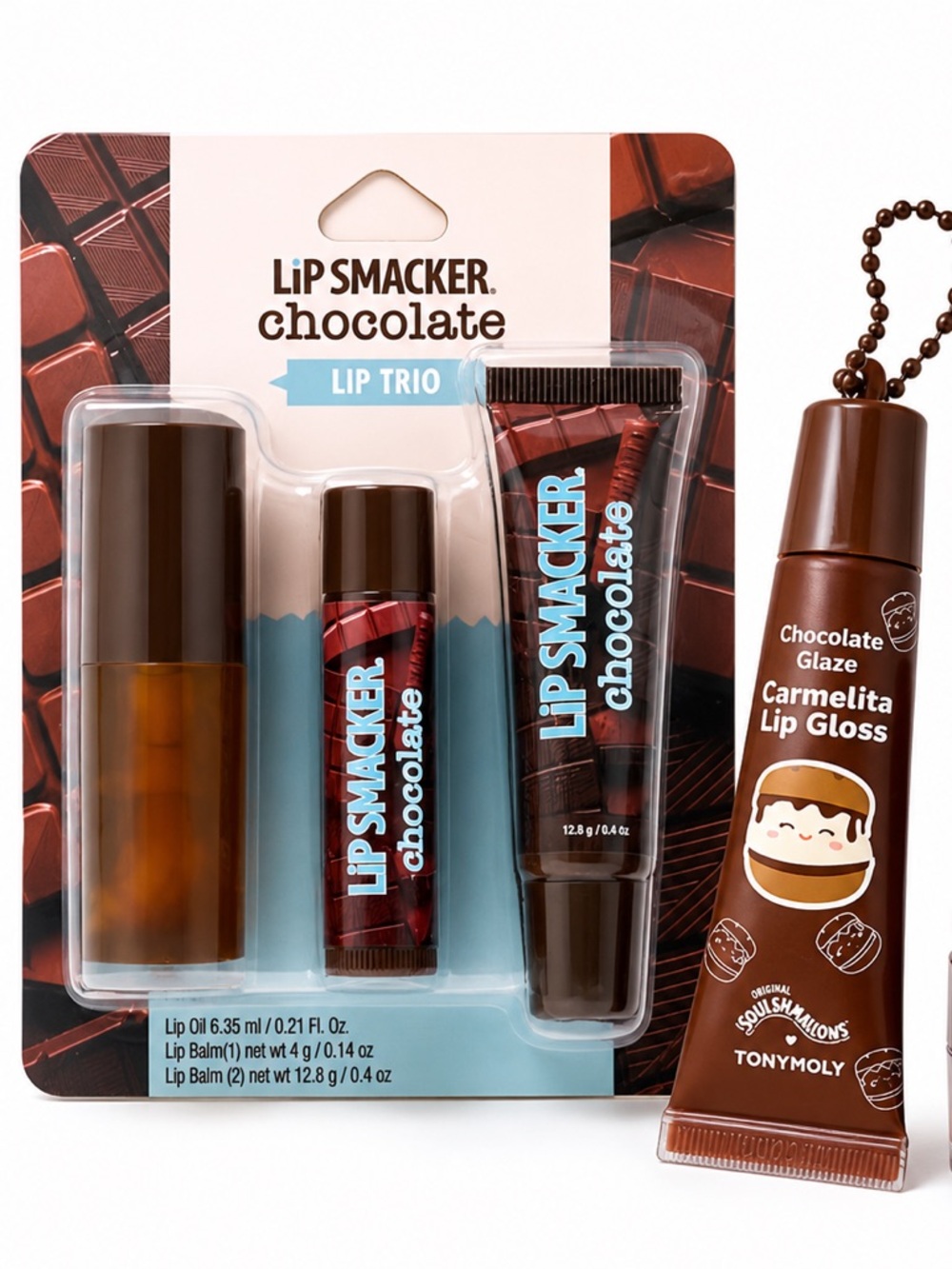 Chocolate Beauty Bundle – Lip Smacker, ColourPop & Squishmallows Lip Gloss - Picture 3 of 4